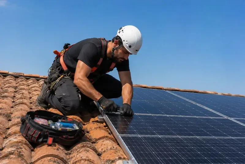 Maintenance et monitoring de panneaux solaires à Chalais
