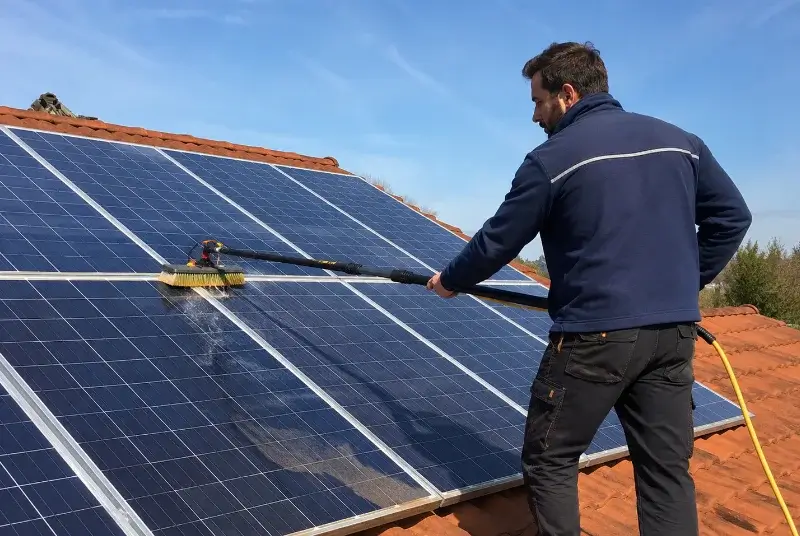 Nettoyage et entretien de panneaux solaires à Chalais
